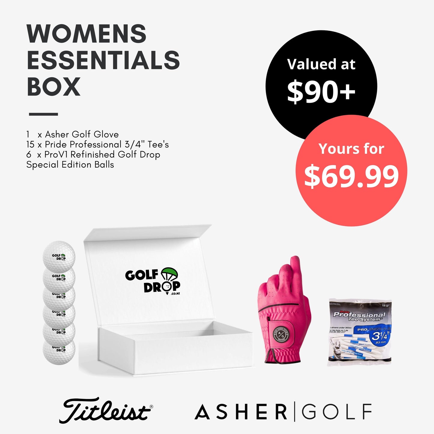 Golf Drop Womens "Essential" Subscription Box